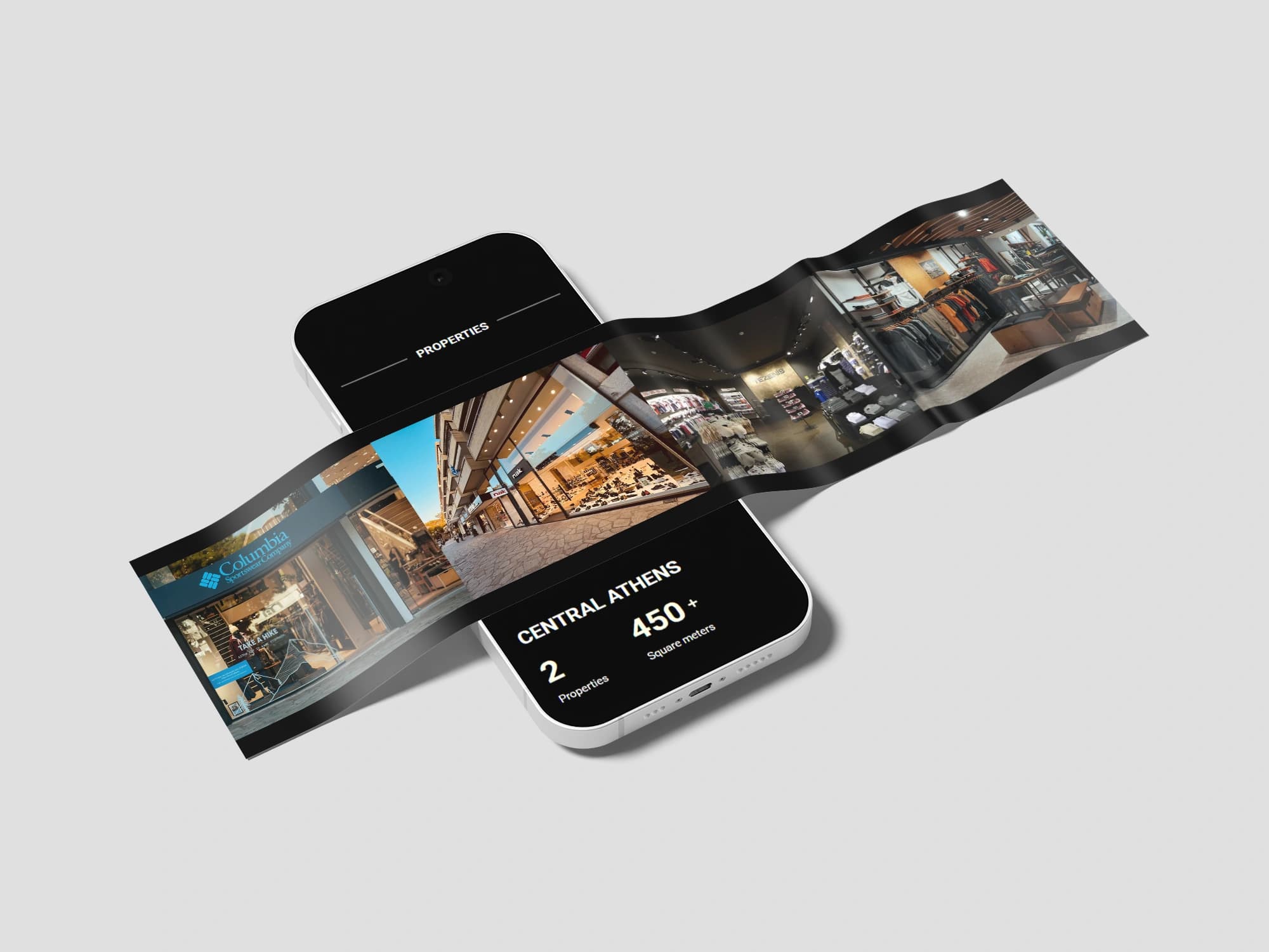 Hull Development mobile interface elements collage