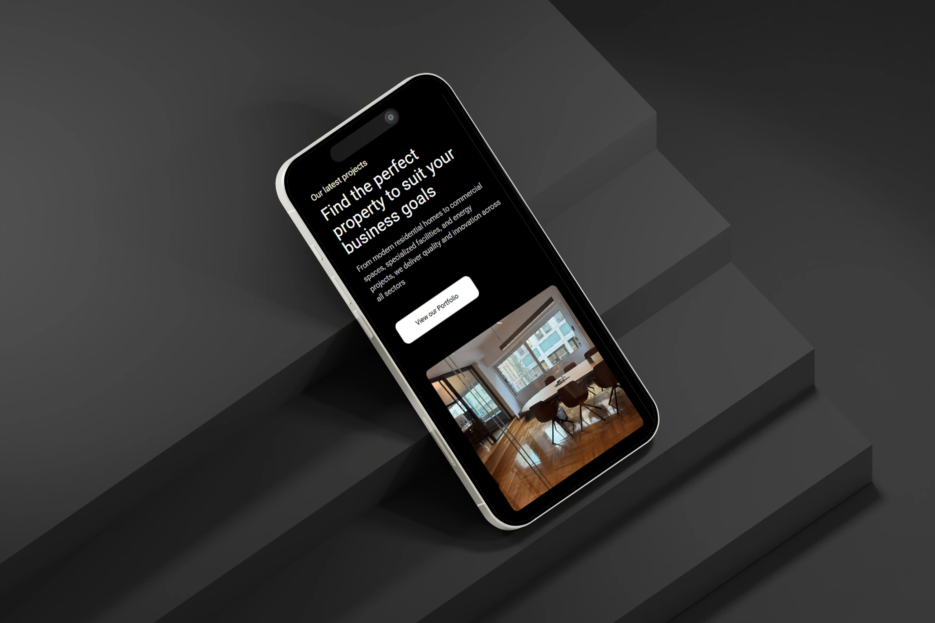 An image of square box haning off of the wall with the two pixels logo in the websites section